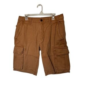 Fat Face Shorts Mens 34 Brown Cargo Pockets Heavyweight Cotton Outdoor Casual